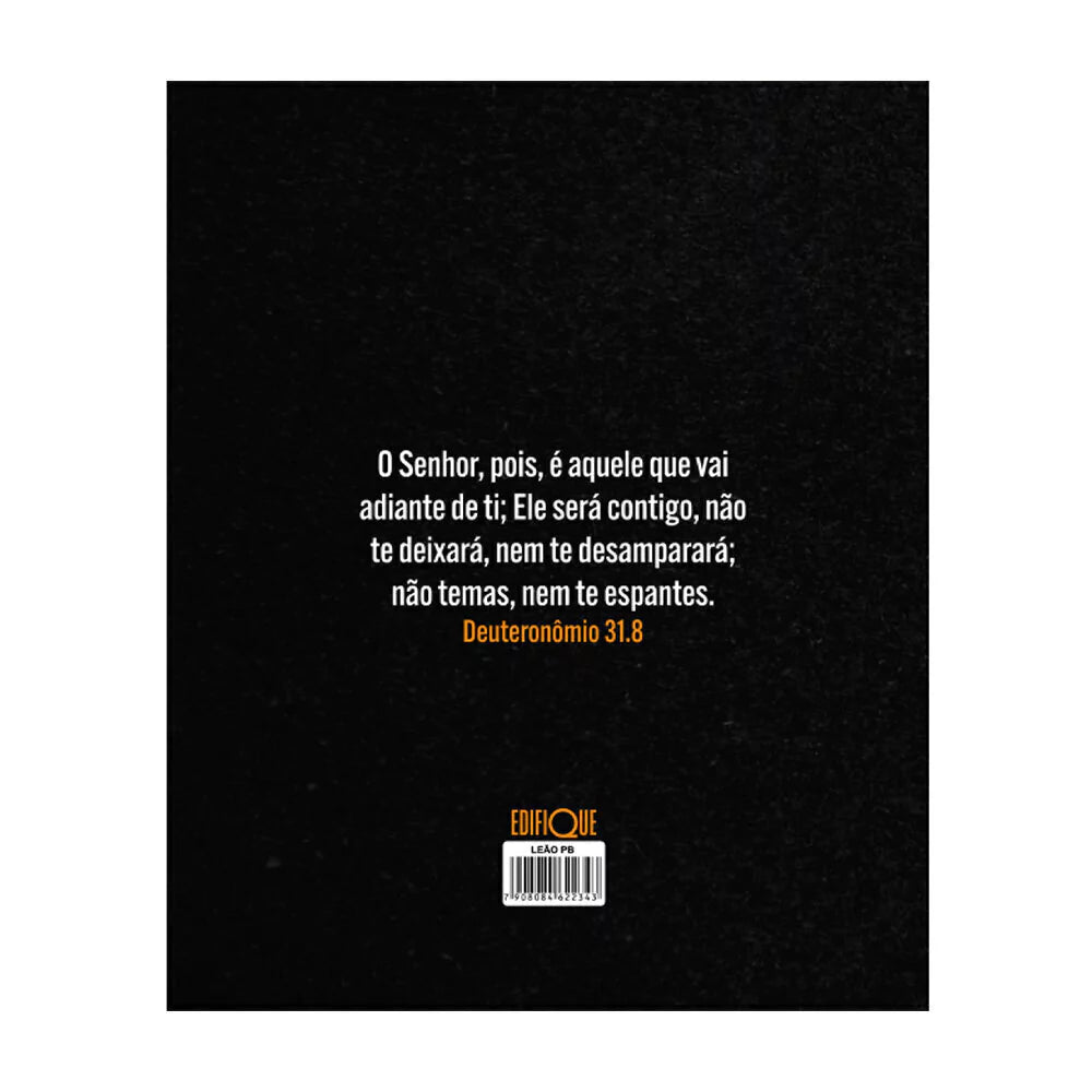 BIBLIA LEAO COM OLHOS EM CHAMAS