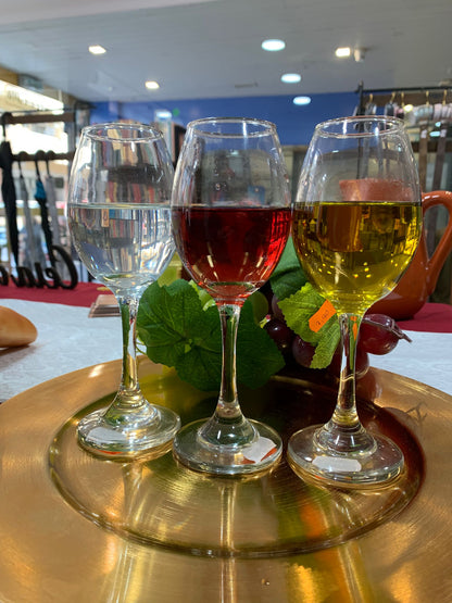TAÇAS DE CRISTAL 19CM