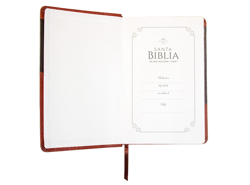 BÍBLIA RVR 1960 COLEÇÃO BANDA: ELEGÂNCIA BITOM COM ÍNDICE LATERAL