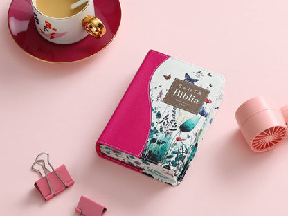 BÍBLIA RVR 1960 DE BOLSO: DESIGN "RENOVAÇÃO" FÚCSIA