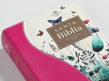 BÍBLIA RVR 1960 DE BOLSO: DESIGN "RENOVAÇÃO" FÚCSIA