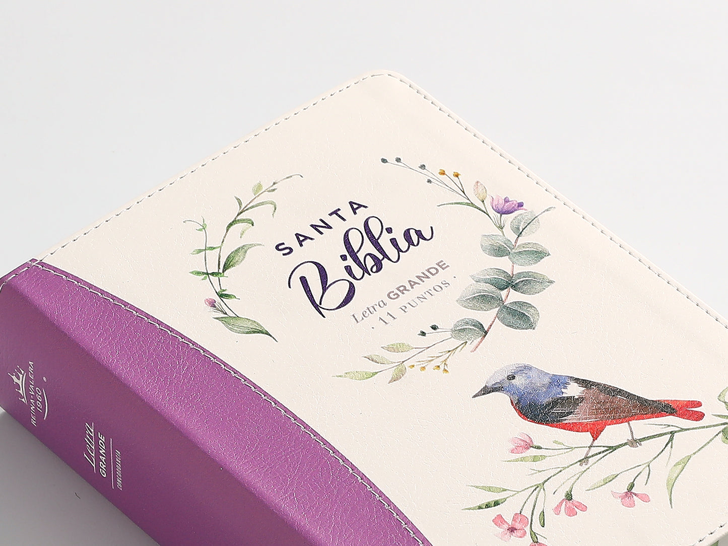 BÍBLIA RVR 1960 COLEÇÃO FANTASIA: EDIÇÃO LUXO "LILA PÁJARO"