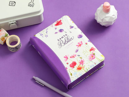 BÍBLIA RVR 1960 COLEÇÃO FANTASIA: ELEGÂNCIA FLORAL & PROTEÇÃO TOTAL