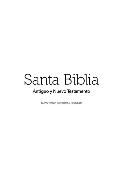 NVI Peninsular LG Pocket Bible in the Spring Missionary Edition