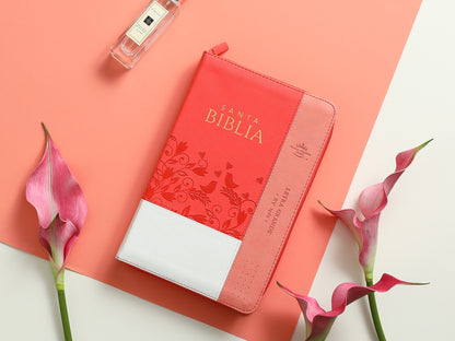 BÍBLIA RVR 1960 MANUAL: ELEGÂNCIA CORAL E PRATICIDADE TOTAL