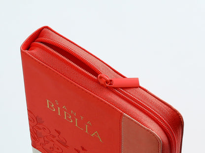BÍBLIA RVR 1960 MANUAL: ELEGÂNCIA CORAL E PRATICIDADE TOTAL
