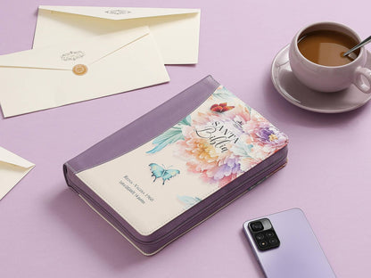 BÍBLIA RVR 1960 JARDIM LILÁS: SERENIDADE E CONFORTO NA LEITURA