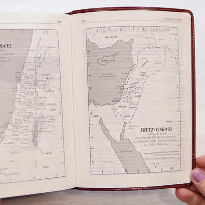 Bíblia Judaica Completa | Letra Normal | Capa Luxo Vinho