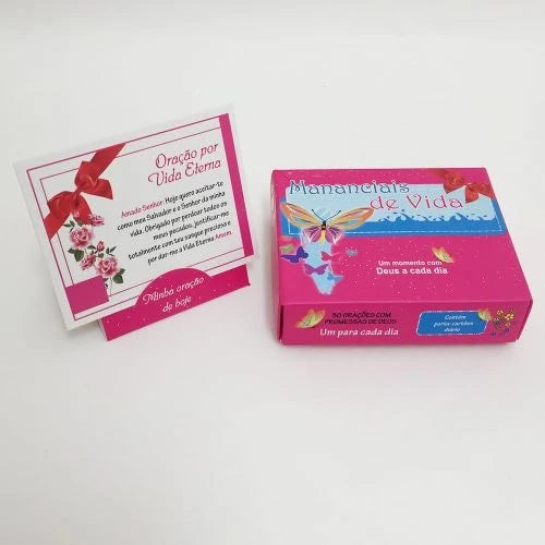 CAIXINHA DE VERSÍCULOS DIÁRIOS | MANANCIAIS DE VIDA | PINK