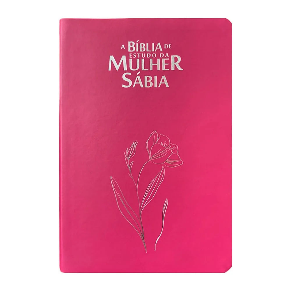 BÍBLIA DE ESTUDO DA MULHER SÁBIA ARC HARPA AVIVADA CAPA MAGNÓLIA PINK