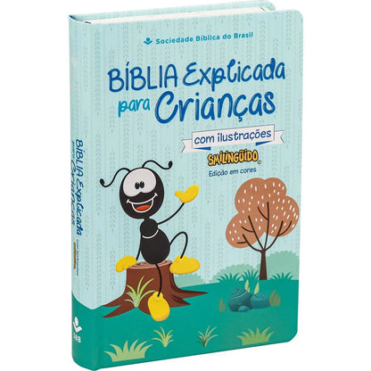 BÍBLIA EXPLICADA PARA CRIANÇAS SMILINGUIDO AZUL