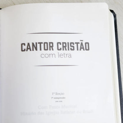 HINÁRIO CANTOR CRISTÃO COM LETRA
