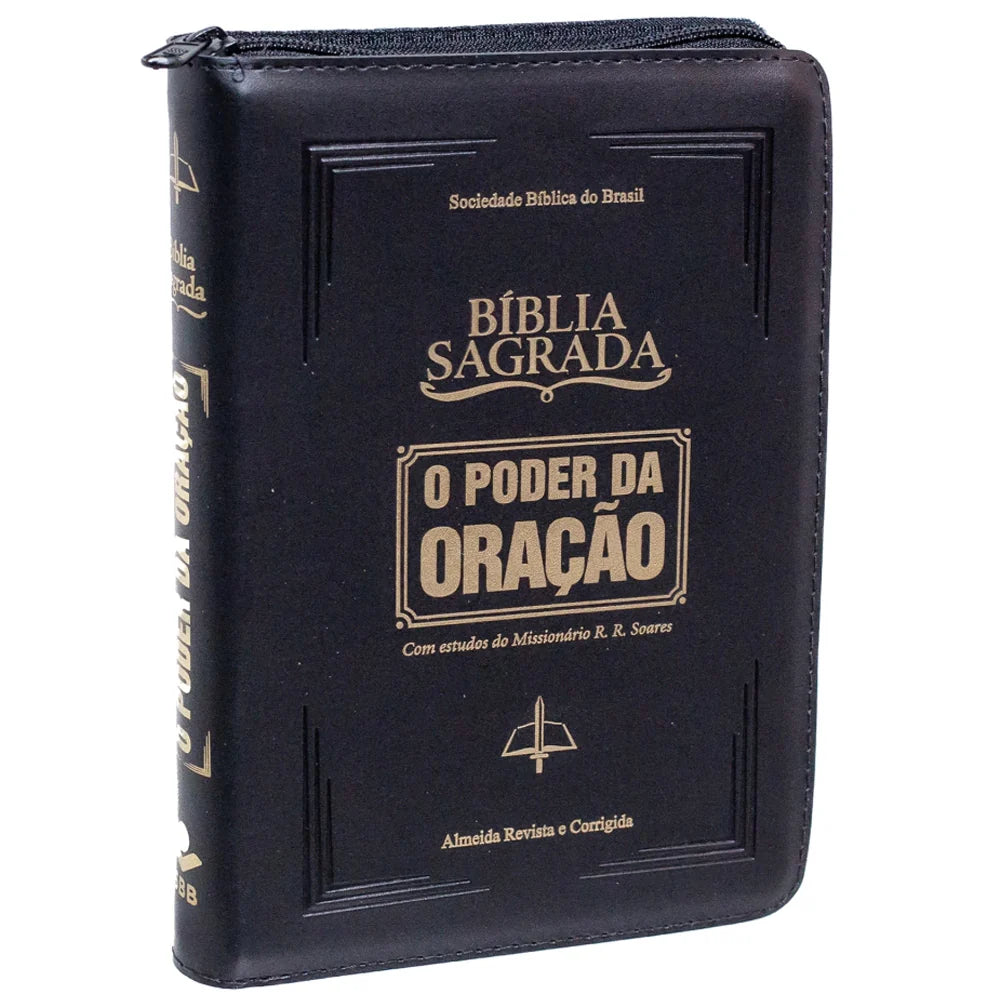 BÍBLIA SAGRADA | O PODER DA ORAÇÃO | ARC | LETRA GRANDE | CAPA SEMI LUXO C/ZIPER