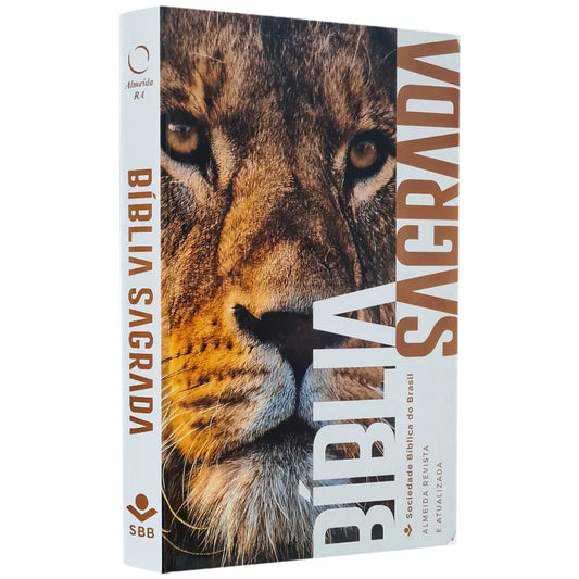 BÍBLIA SAGRADA ARA - LEÃO | CAPA DURA | LETRA NORMAL
