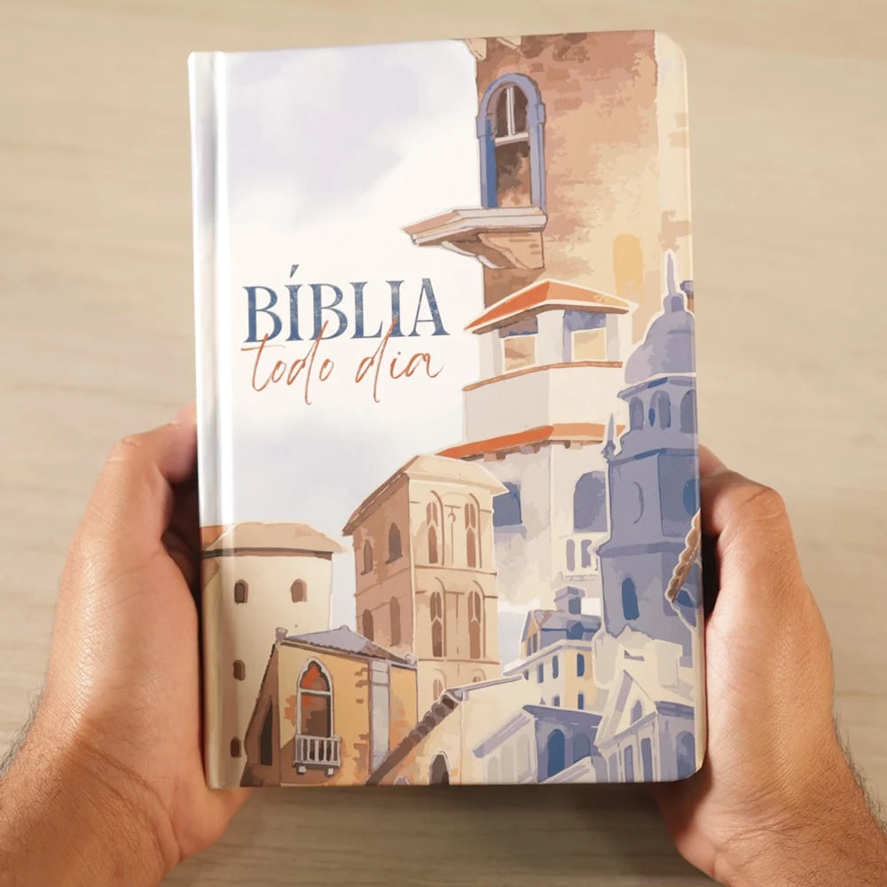 BÍBLIA TODO DIA COM ESPAÇO PARA ANOTAÇÕES | AM | LETRA NORMAL | CAPA DURA CIDADE