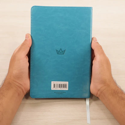 BÍBLIA SLIM KING JAMES CLÁSSICA ULTRAFINA — TURQUESA