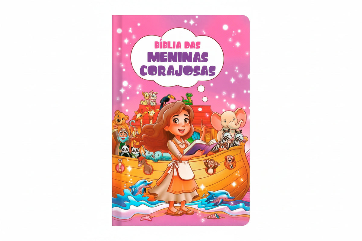 BÍBLIA DAS MENINAS CORAJOSAS | ARC | CAPA DURA LILÁS | HARPA AVIVADA E CORINHOS