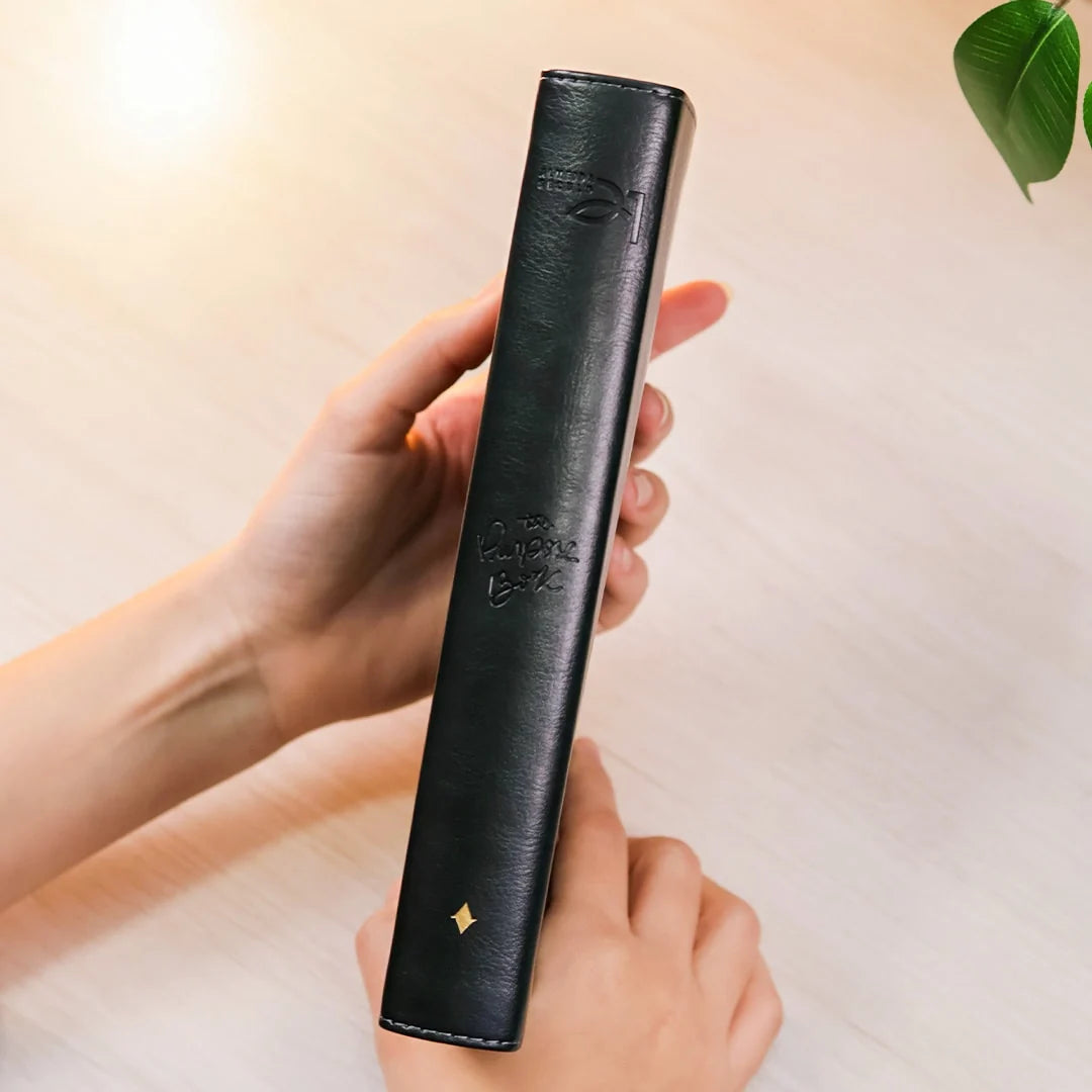 BÍBLIA THE PURPOSE BOOK | A21 | CAPA COURO SOFT VERDE LUZ