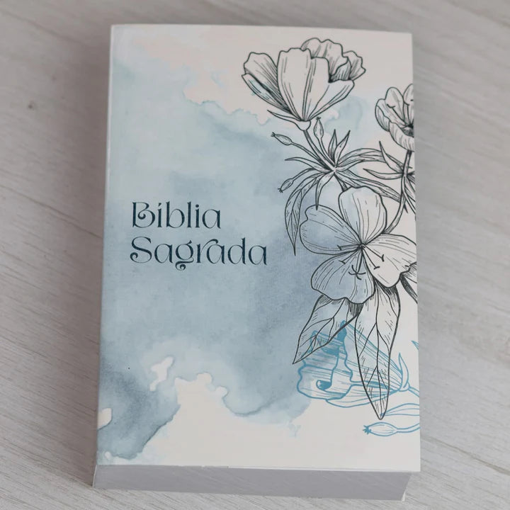 BIBLIA FLORES CAPA BROCHURA KING JAMES