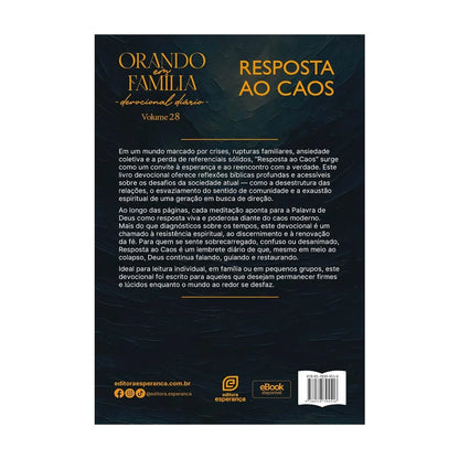 ORANDO EM FAMÍLIA 2026 | RESPOSTA AO CAOS