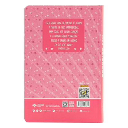 BIBLIA EXPLICADA PARA CRIANCAS SMILINGUIDO BAILARINA NTLH CAPA DURA