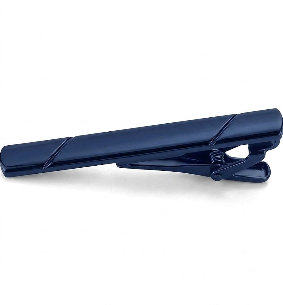 MOLA DE GRAVATA AZUL ESCURA EXCLUSIVA