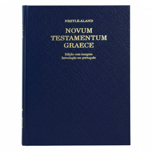 NOVUM TESTAMENTUM GRAECE | O NOVO TESTAMENTO EM GREGO | CAPA DURA AZUL