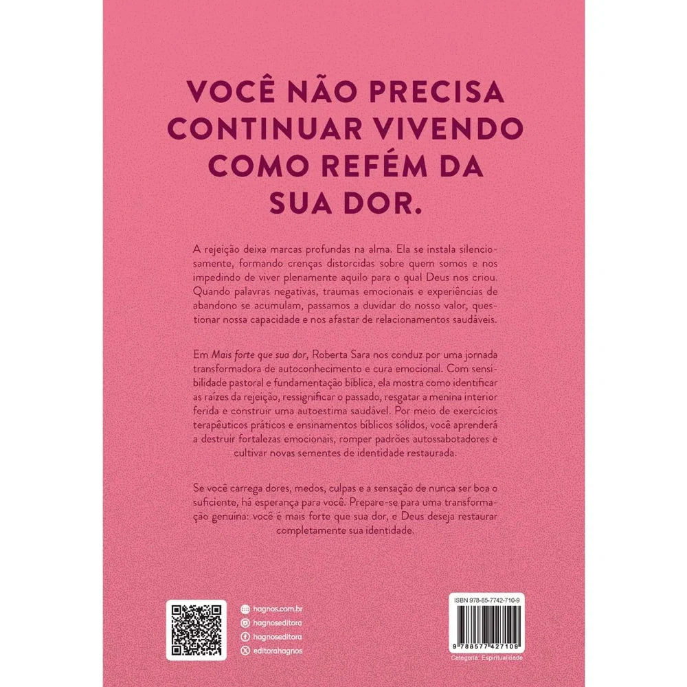 MAIS FORTE QUE SUA DOR | ROBERTA SARA