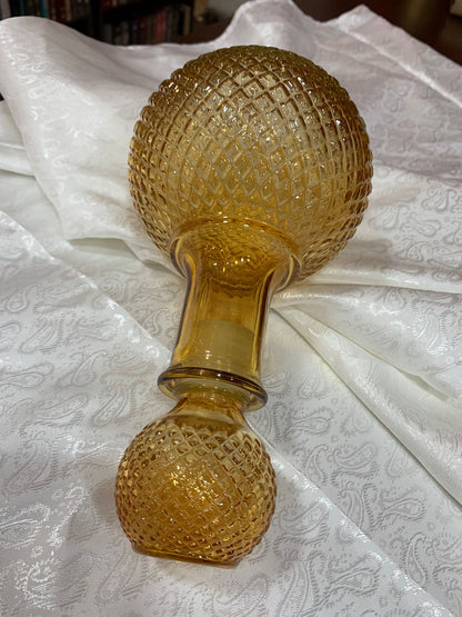 DECANTER DECORATIVO DE VIDRO COM TAMPA