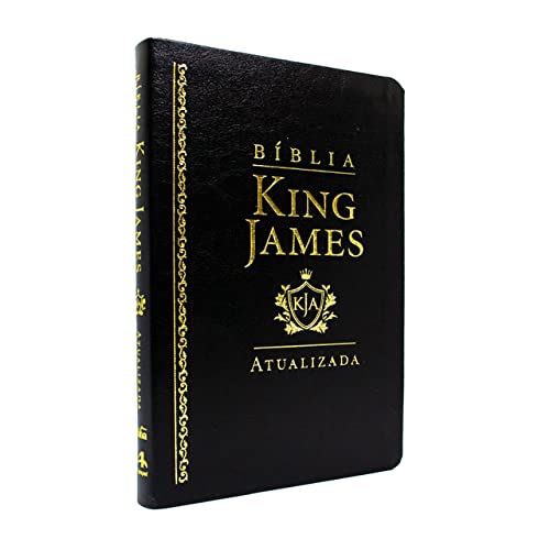 BÍBLIA KING JAMES ATUALIZADA - CAPA LUXO PRETA