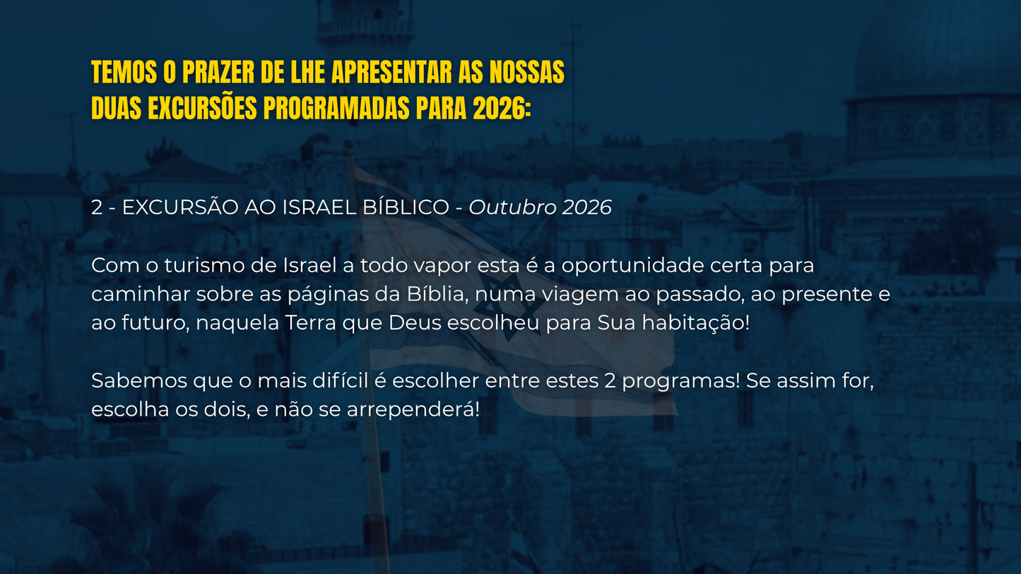 CARAVANA ISRAEL 2026