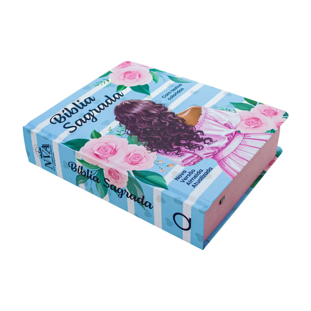 BIBLIA NVA MENINA AZUL
