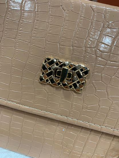 BIBLIA RC BOLSA COM ALÇA CROCO BEGE