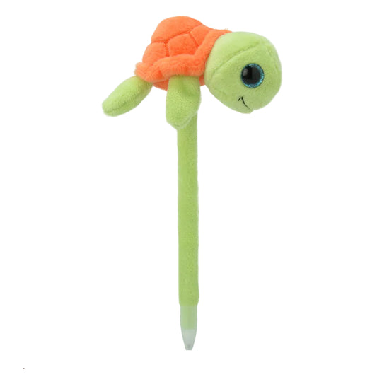 Caneta de Peluche Tartaruga Verde – Coleção Orbys