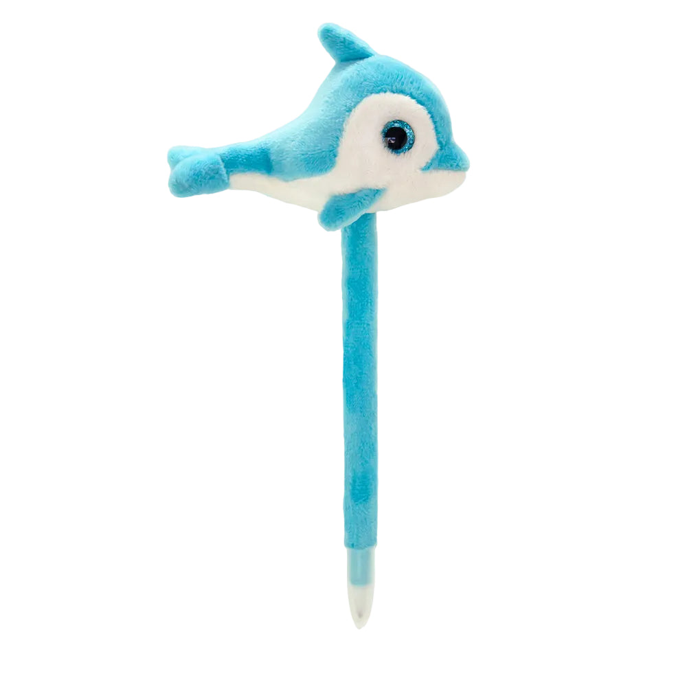 Caneta de Peluche Golfinho – Coleção Orbys