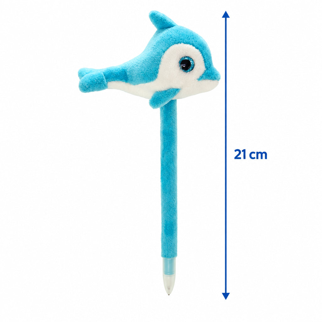 Caneta de Peluche Golfinho – Coleção Orbys