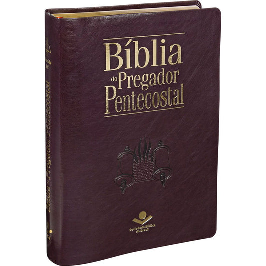 Bíblia do Pregador Pentecostal Vinho Nobre