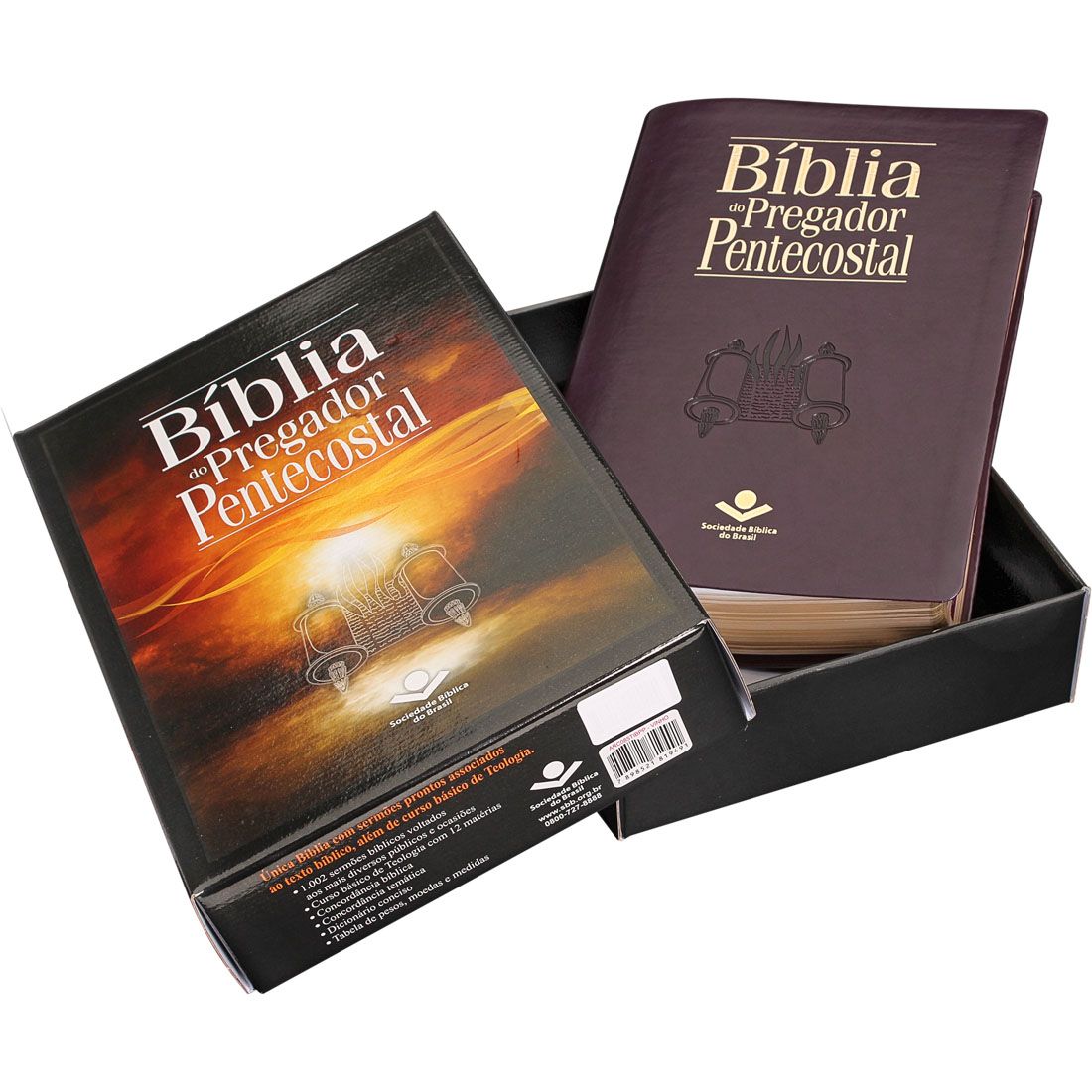 Bíblia do Pregador Pentecostal Vinho Nobre