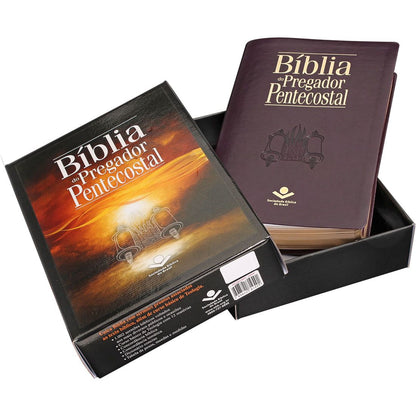 Bíblia do Pregador Pentecostal Vinho Nobre