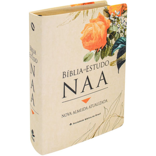 Bíblia De Estudo Lírica | NAA | Letra Normal | Capa Flexível Linho