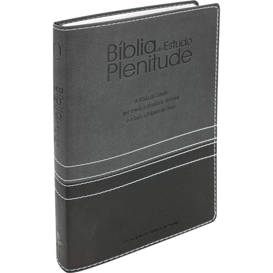 Bíblia de Estudo Plenitude - Cinza