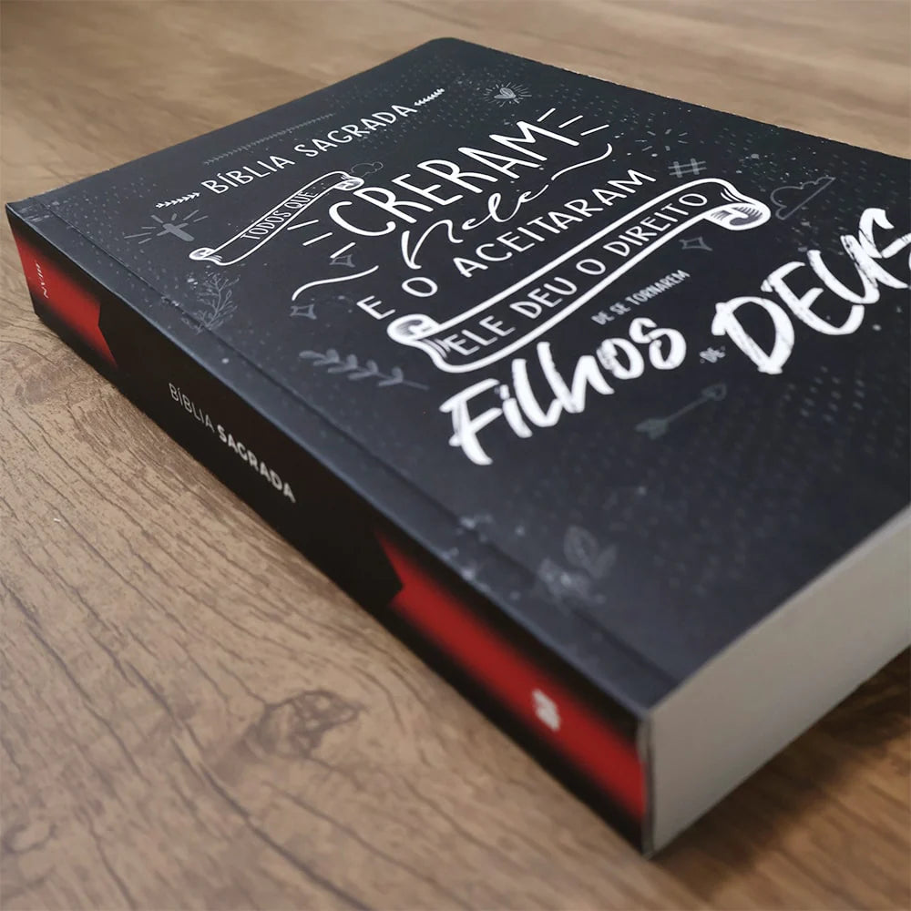 Holy Bible Lettering / NIV / Normal Font - Paperback Cover