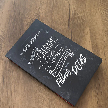 Holy Bible Lettering / NIV / Normal Font - Paperback Cover