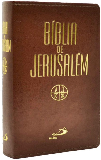 BÍBLIA DE JERUSALÉM – CAPA FLEXÍVEL COM BEIRAS DOURADAS E ÍNDICE DIGITAL