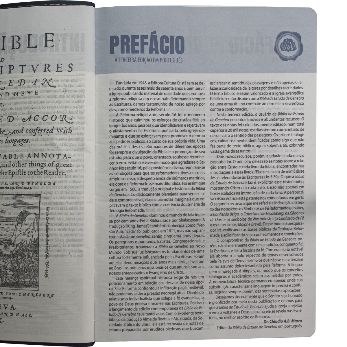 Bíblia de Estudo Almeida - Edição Ampliada - NAA - Capa Luxo