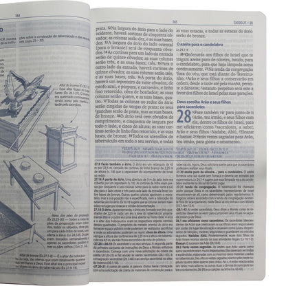 Bíblia de Estudo Almeida - Edição Ampliada - NAA - Capa Luxo