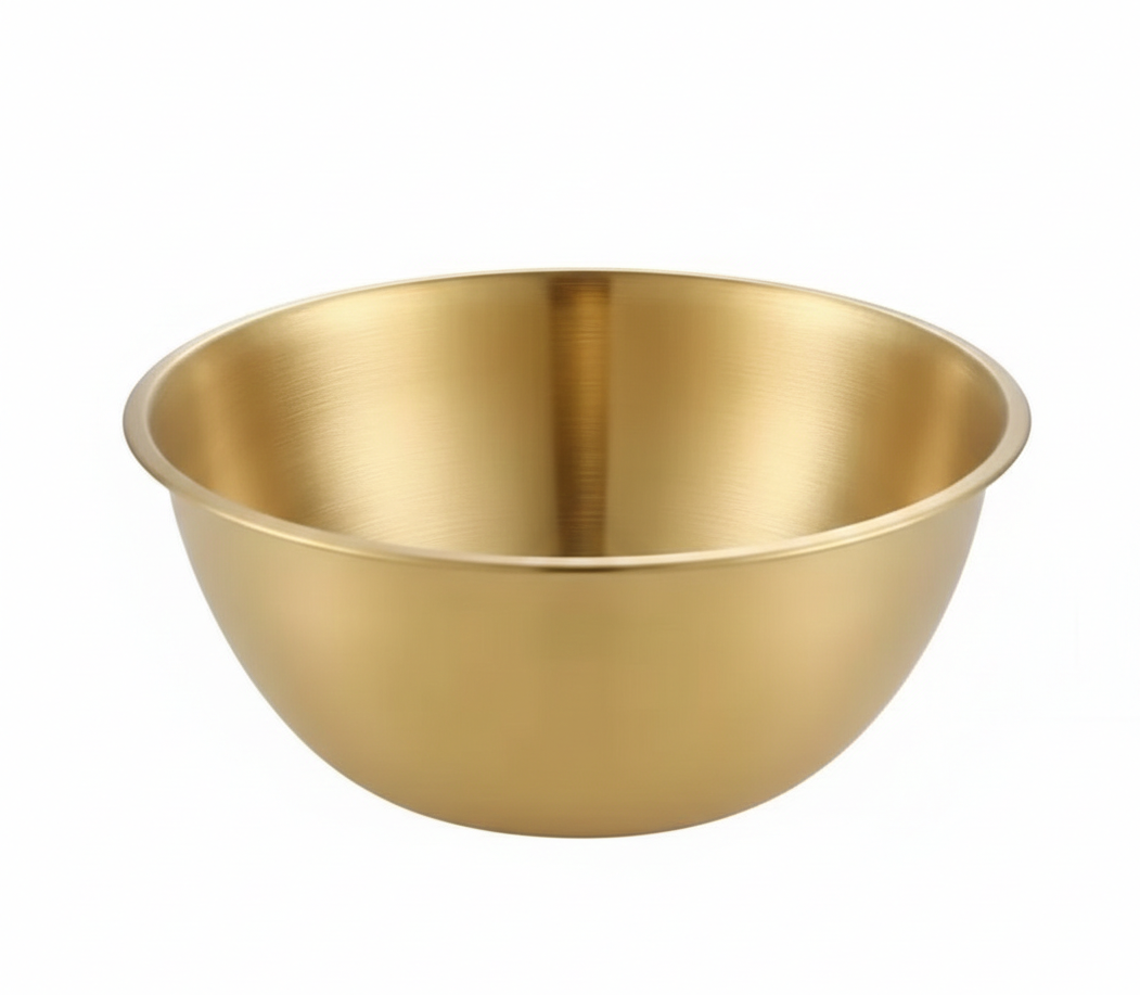 BACIA LITÚRGICA DOURADA PARA SANTA CEIA