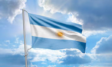 BANDEIRA DA ARGENTINA 90x150cm