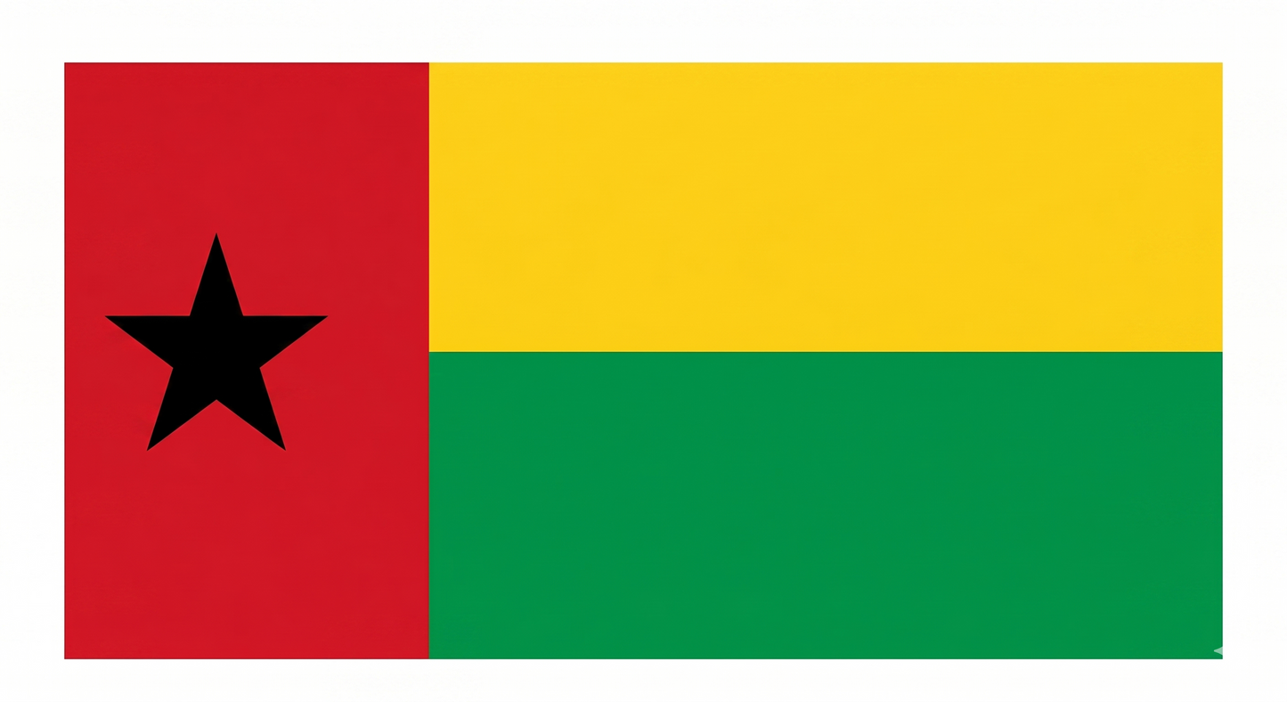BANDEIRA GUINÉ-BISSAU 60X90CM