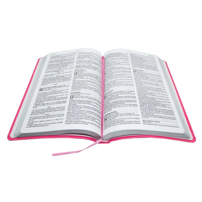 Updated King James Bible, luxury cover - pink